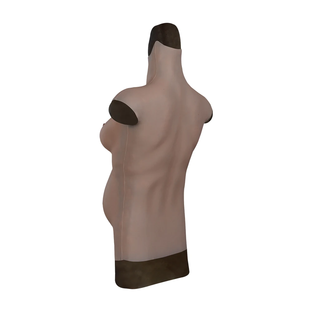Realistic 4/6/9 Month Artificial Silicone Pregnancy Belly With Boobs For Cosplay Crossdresser Halloween Masquerade Disguise