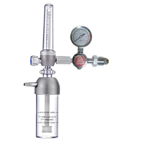 GOGO Manufacture Pressure Medical Oxygen Regulator, Gas Meter  Regulator Flowmeter, Oxygen  Cylinder Valve