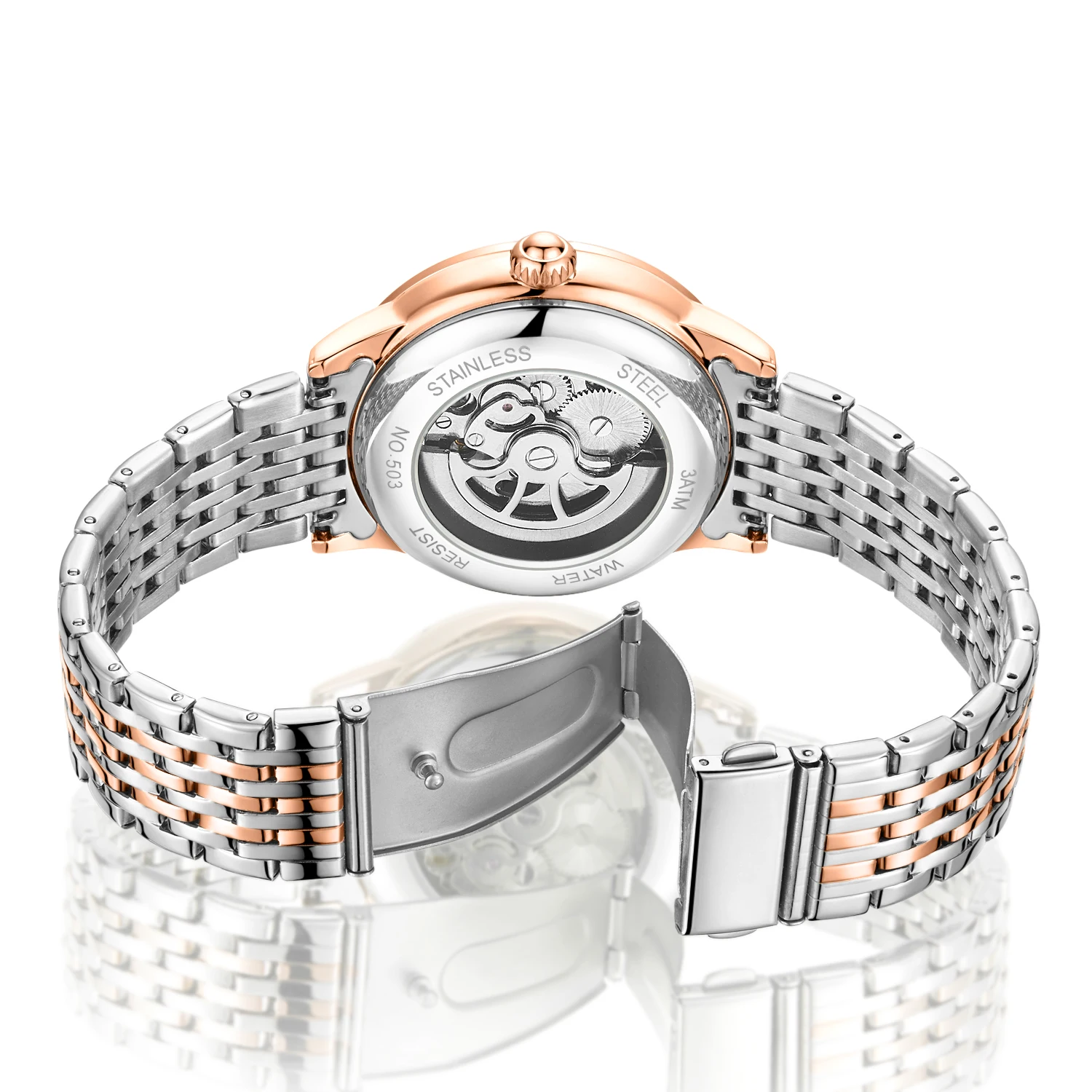 Automatic Tourbillon Mechanical Man Watch Luxury Men Waterproof High Quality With Diamonds Automatic Watch Business