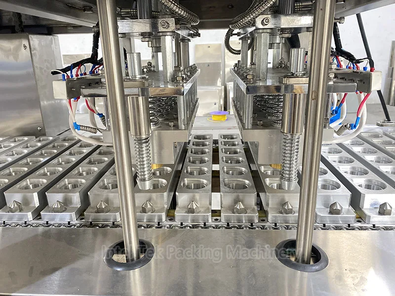 Automatic Ice Lolly Tube Calippo Filling Sealing Machine 70ml Paper Cone Squeeze Cup Ice Cream Packing Machine With Paper Lid