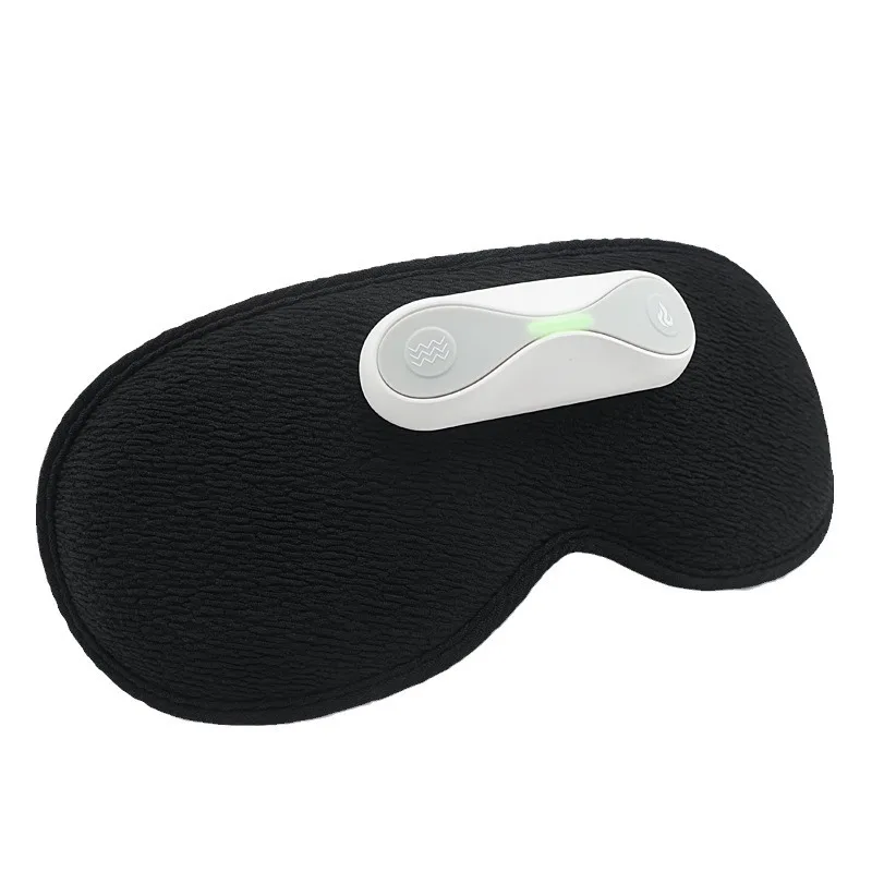 Eye mask 3D hot compress massage Eye mask wireless magnetic suction battery heating vibration relief fatigue Charging eye mask