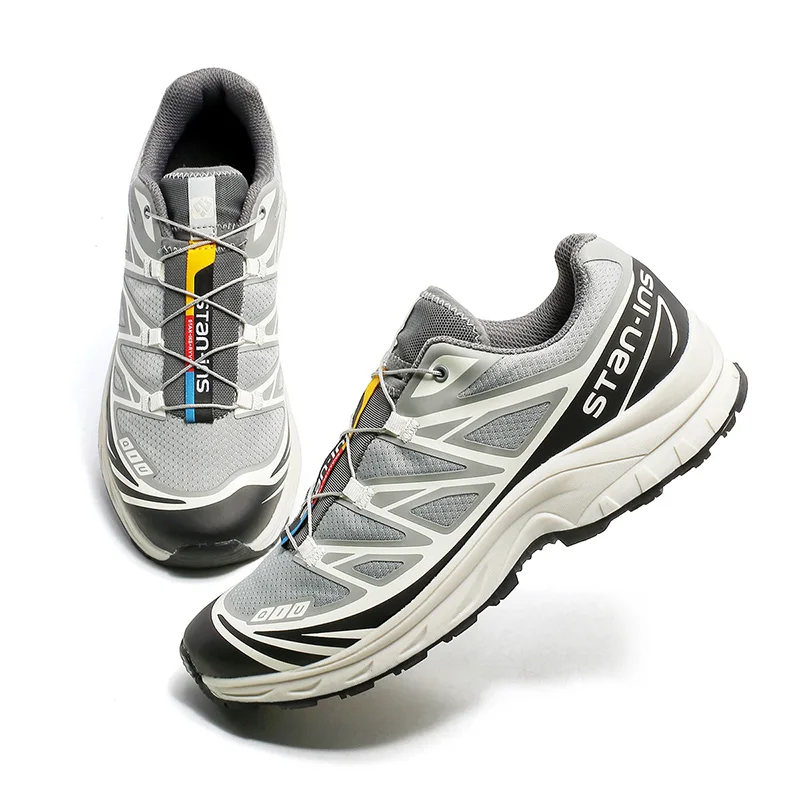 Factory Wholesale 2025 Hot Selling TPR Wear-resistant Anti-slip Sole Sneakers Outdoor Hiking Shoes Mesh Breathable Running Shoes