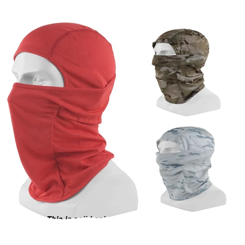 wholesale custom logo multi-piece balaclava fashion  new design one hole mesh balaclava