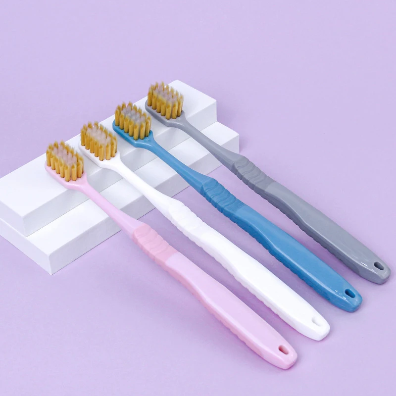 Custom Cheap Manual Adult Toothbrush Manufacturer Production Line adult Toothbrushes with wide head