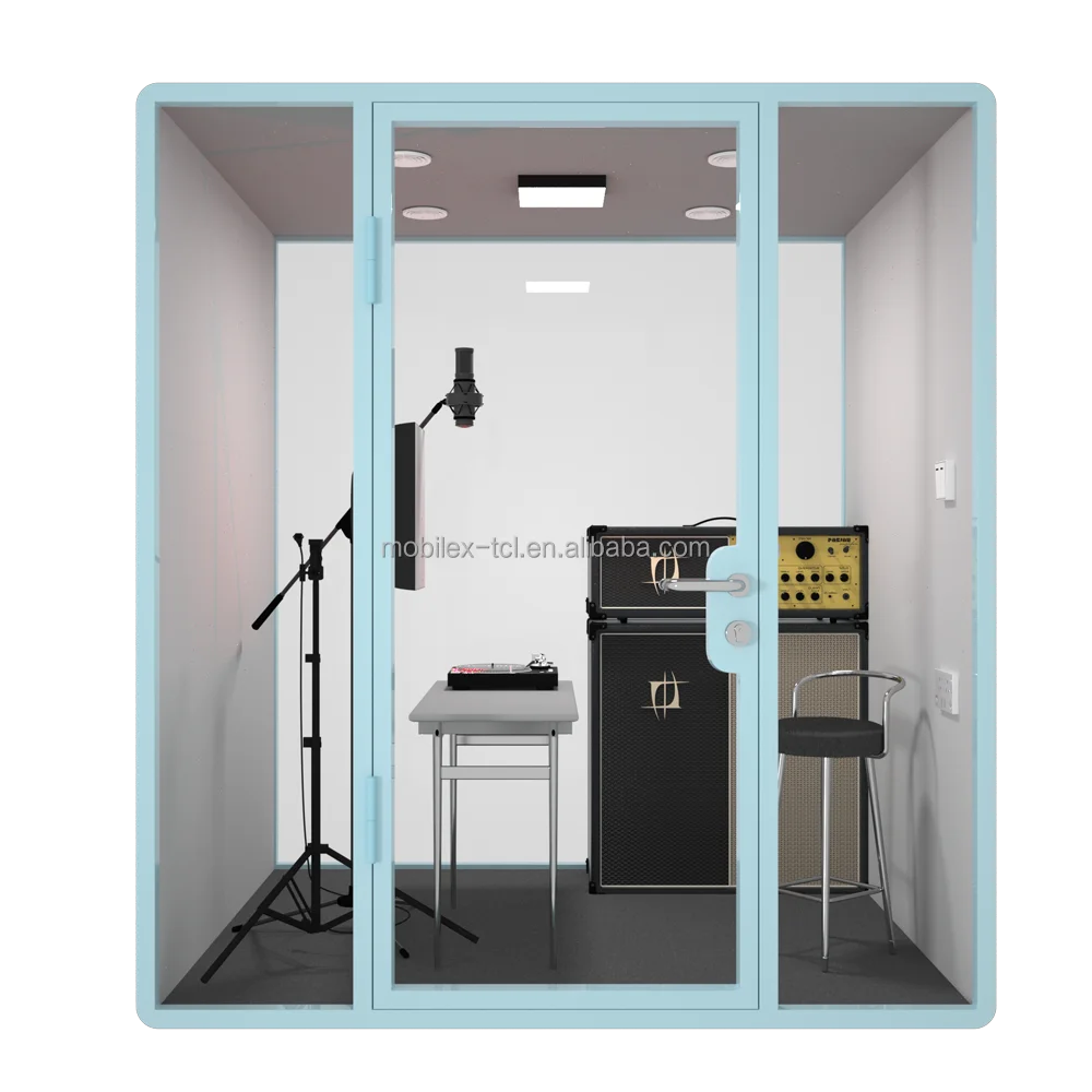 Wholesale UK music practice recording soundproof singing booth