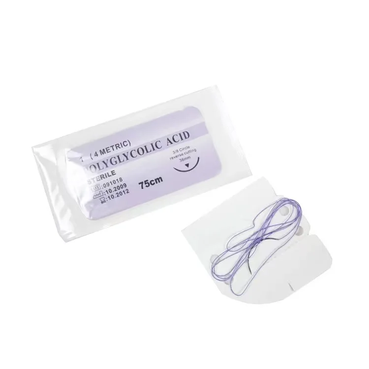 Polyglactin 910 PGLA thread with needle