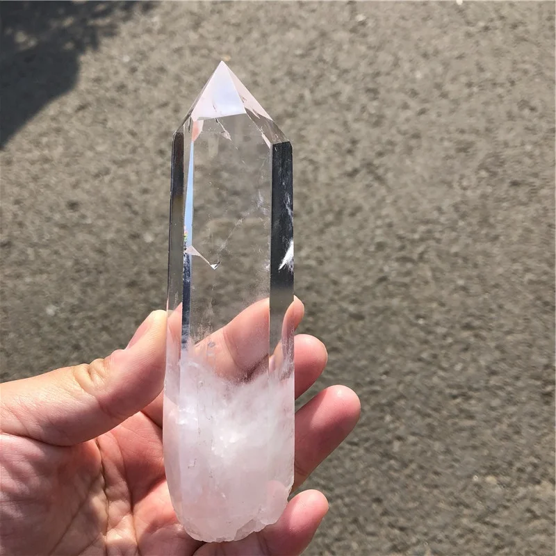 Natural Carved Rough Clear Quartz Terminated Healing Crystal Points