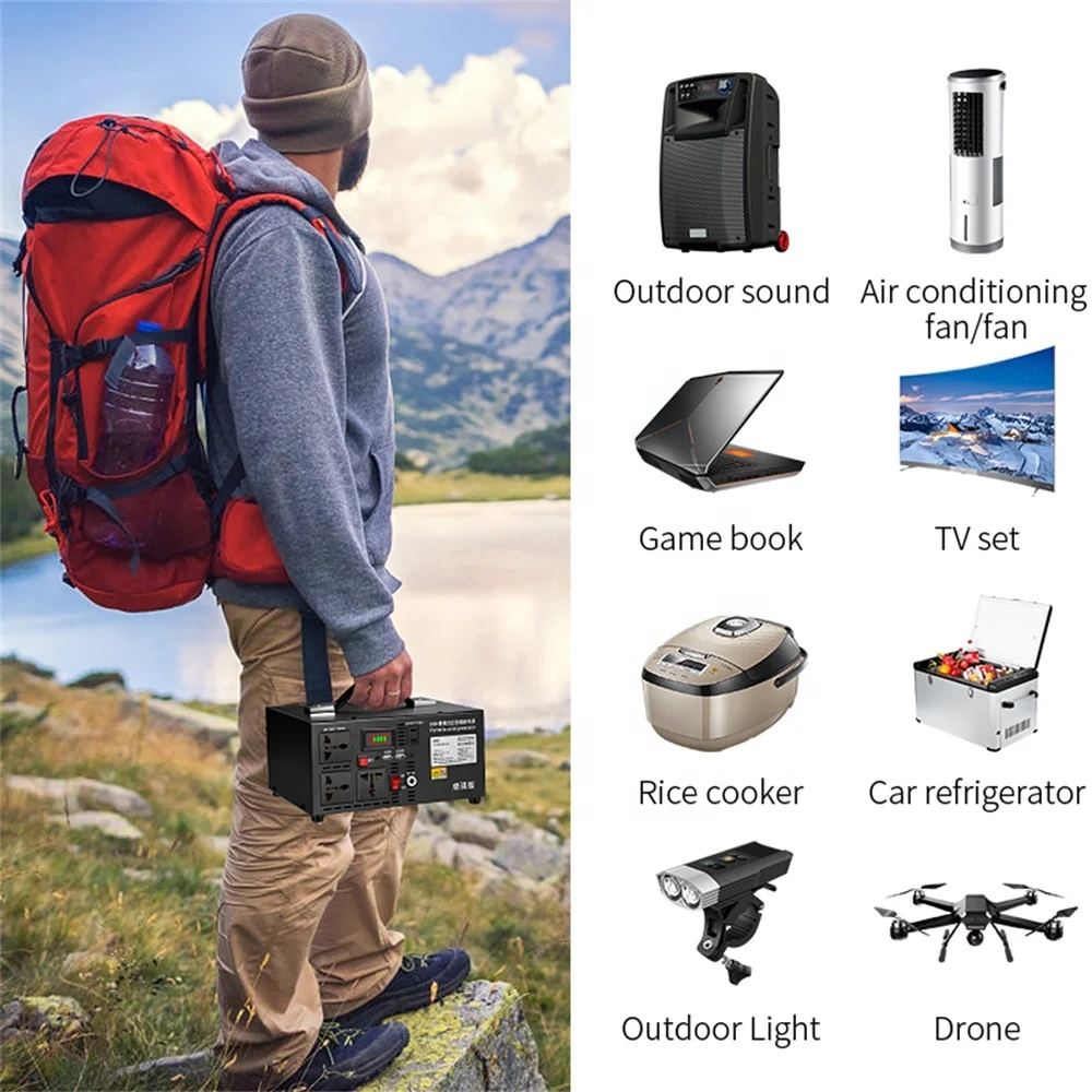 
Beeste 220v 50000mAh power generator fast charger laptop small appliance AC USB ports portable power station 