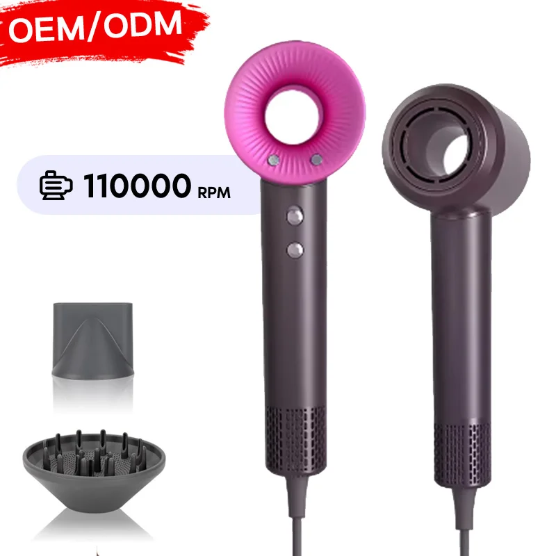 110000 rpm High Speed HairDryer Constant Temperature Hair Care Ionic Blow Dryer Electric Leafless Hair Dryer For Salon Household