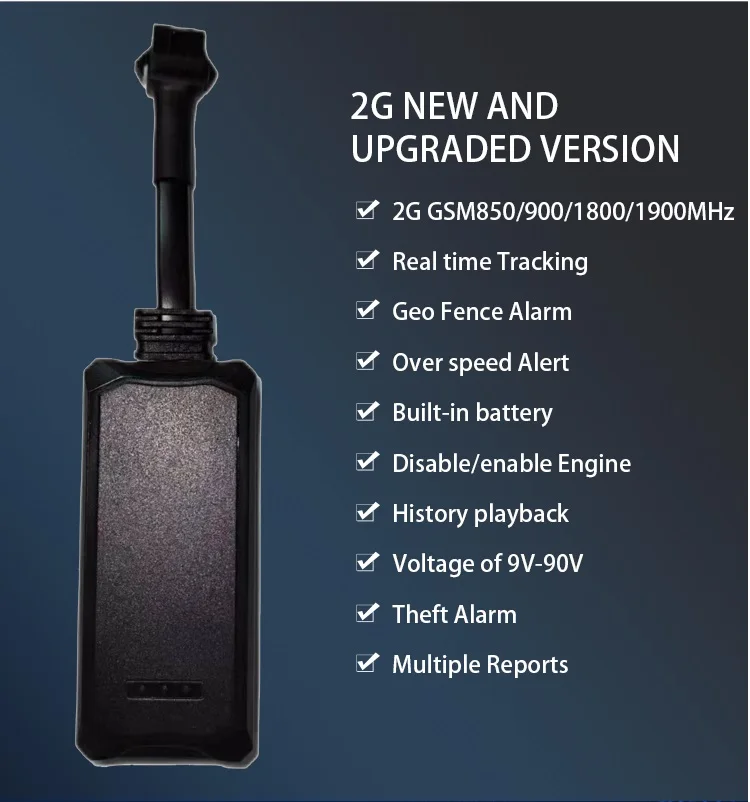 2G tracking device $5.5 real-time tracking locator mini GPS car moto tracker