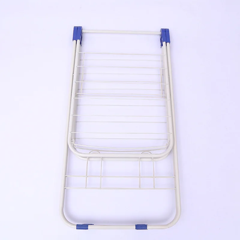 New Design Modern Style Space Saving Standing Folding Metal Iron Laundry Balcony Clothes Drying Rack clothes dryer rack