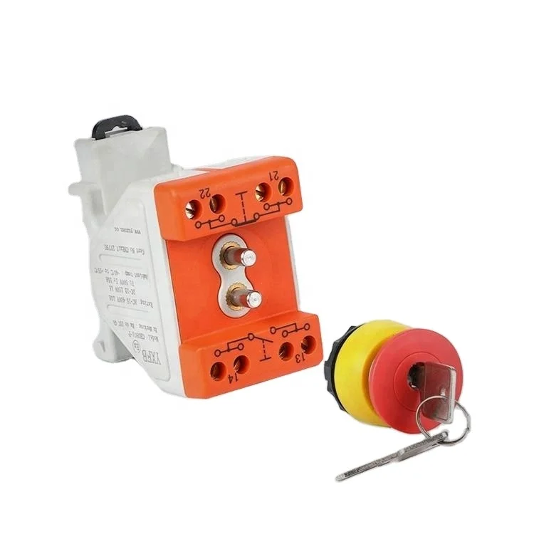 High quality durable plastic waterproof explosion-proof push button switch with key