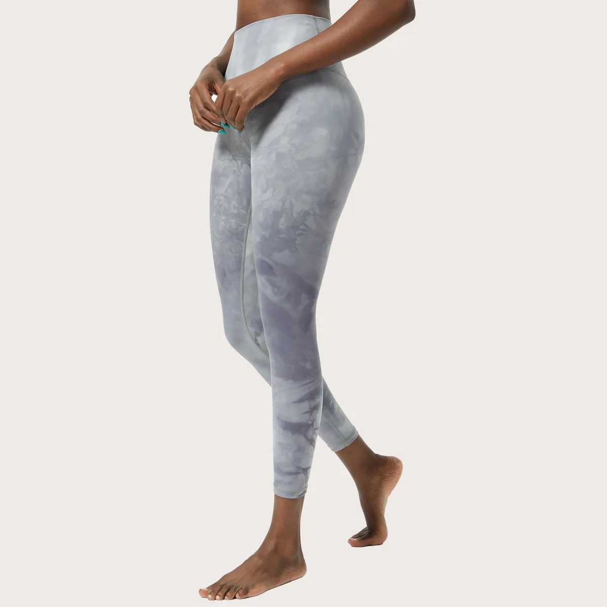 1903 tie dye high fitness rise buttery soft  workout women legging