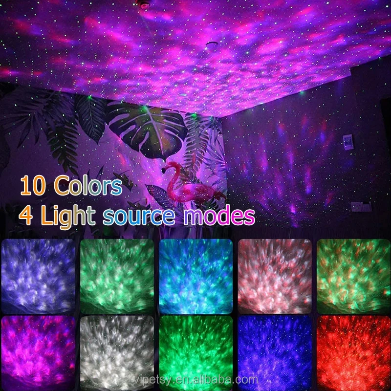 Wholesale USB wireless audio dazzling full Star laser light atmosphere night light