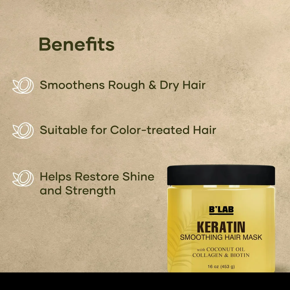 Wholesale Deep Moisturizer Keratin Repair Gold Hair Mask & Hair Serum for Dry Damaged Hair