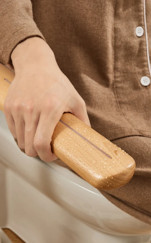 Accessible Old Man Sitting Toilet Armrest Rack for Household Use Bathroom Accessory