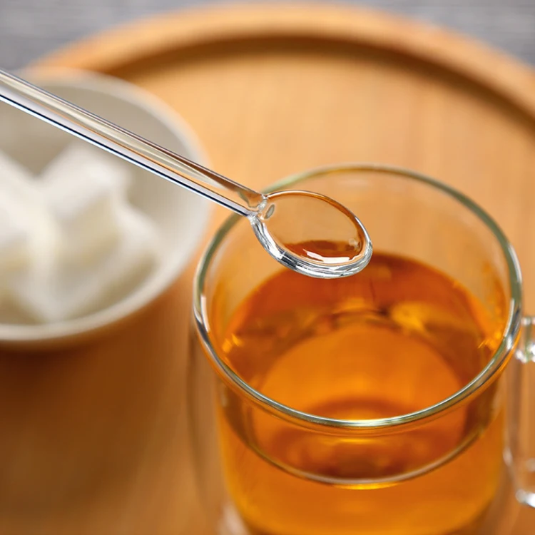 easy tea spoon fuse honey spoon  glass spoon