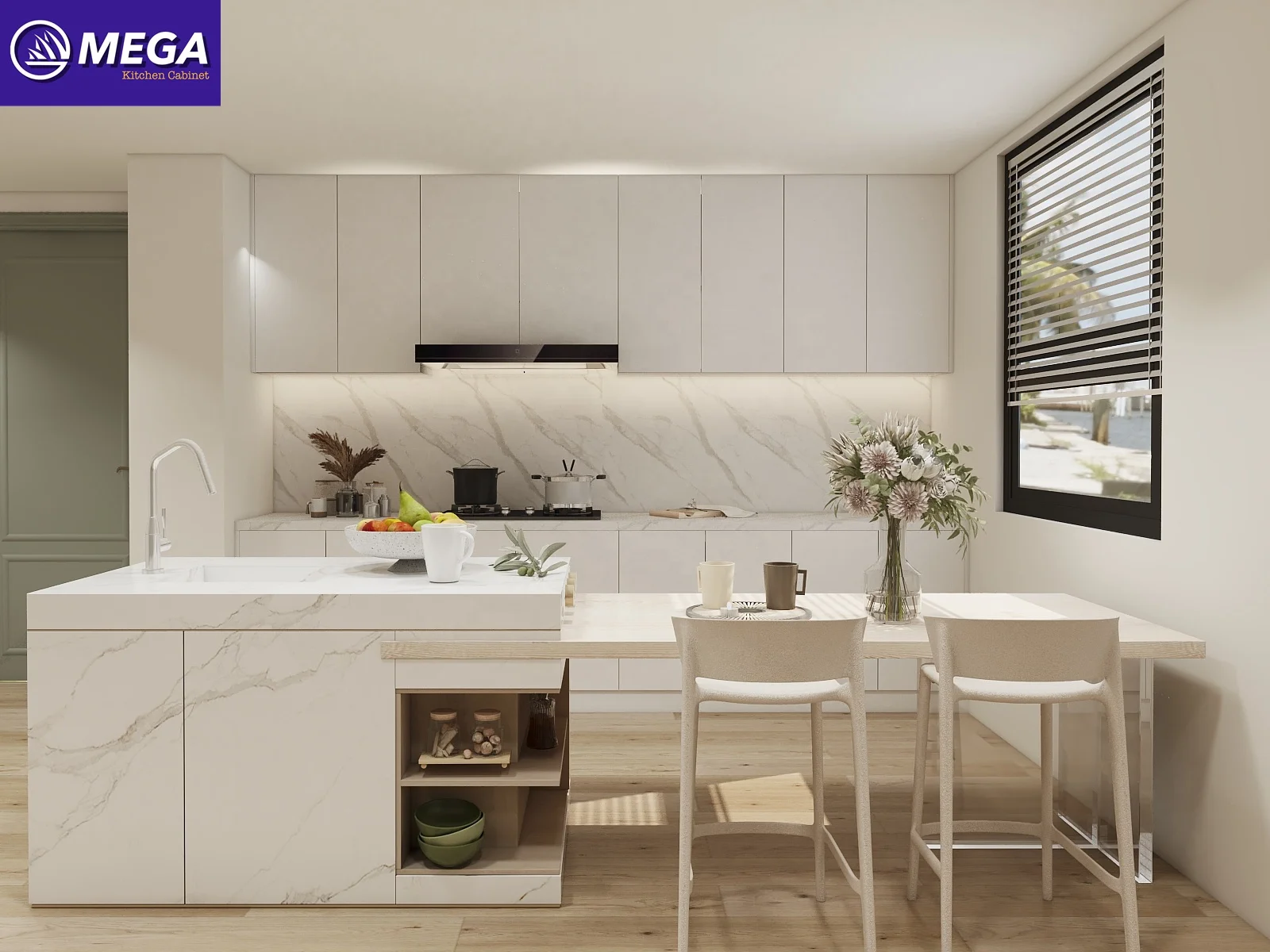 Complete set European Style cream color matt with drawers and doors complete kitchen cabinet modern designs