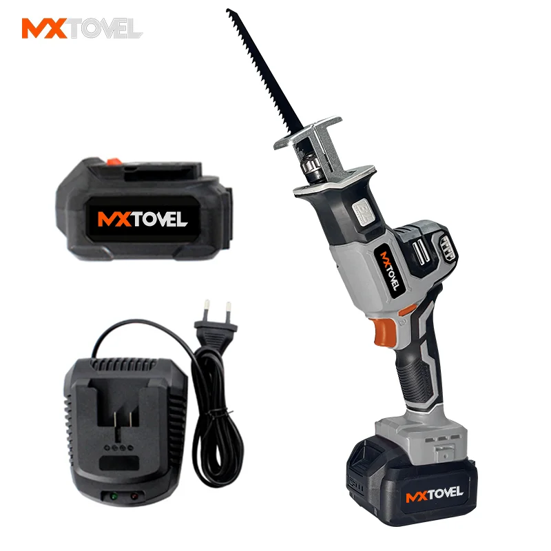 20V Cordless Battery Saber Saw Brushless Electric Reciprocating Saw Portable Wood Metal Cutting Tools Garden