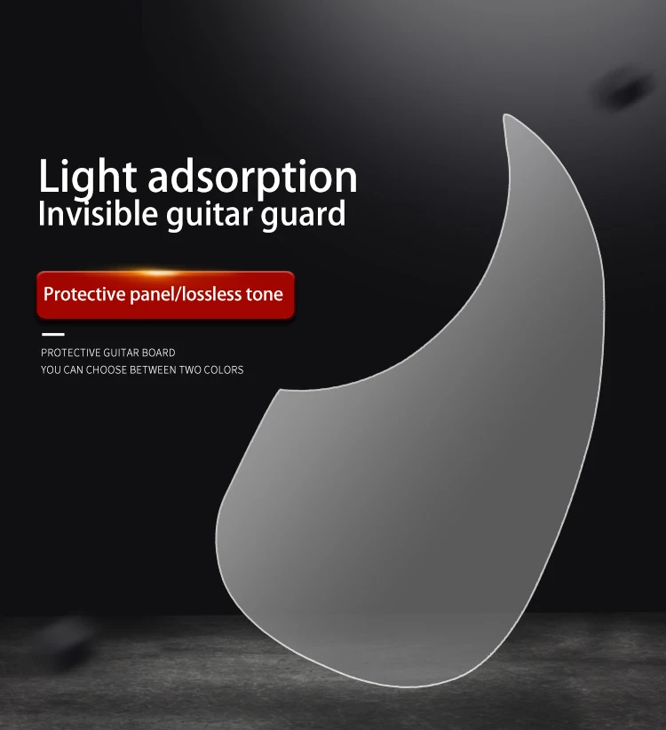 OEM available clear 41 inch Acoustic Guitar Pickguard