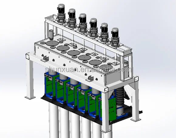 Regenerated  Polyester Staple Fiber Production Line, Dyed Fiber PSF making machine
