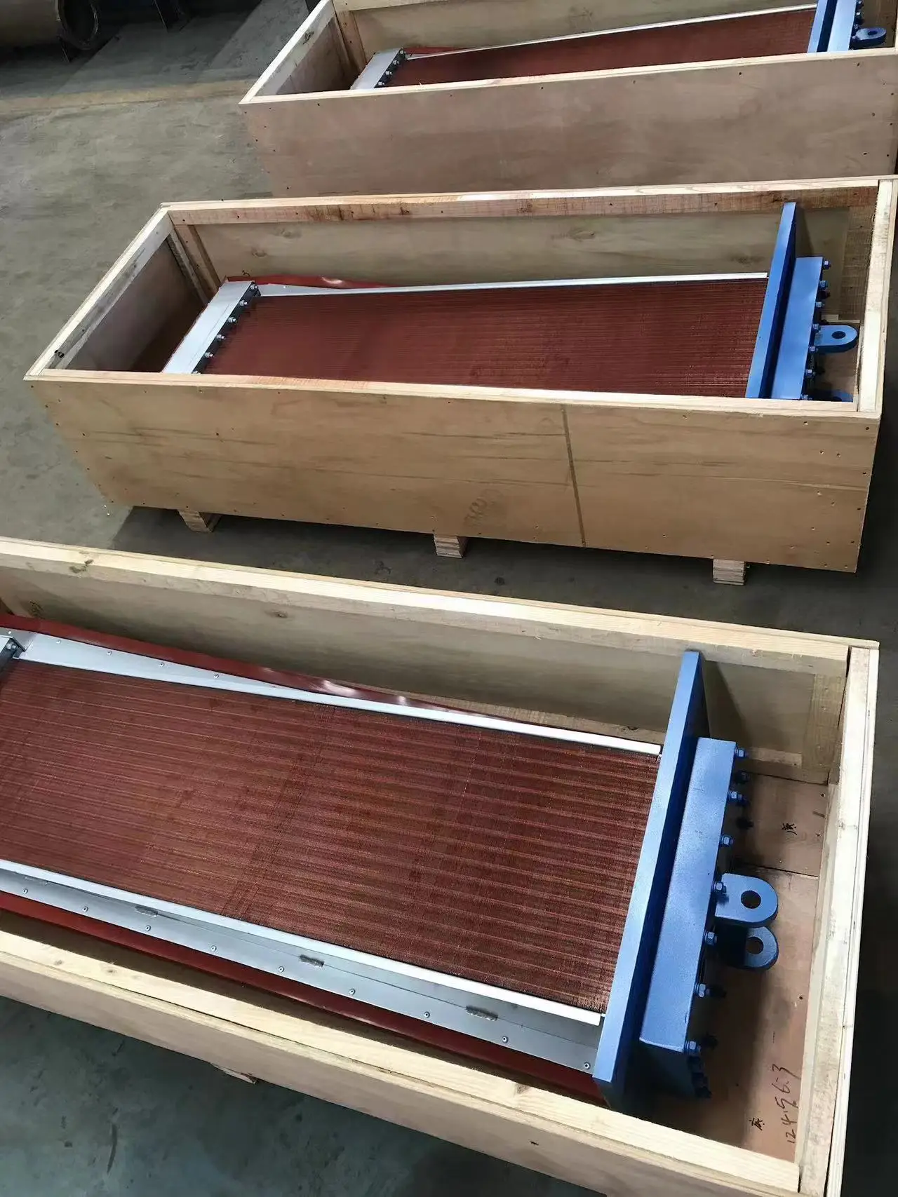 High-quality Copper Fin Aftercooler Oil Cooler Air Compressor Intercooler