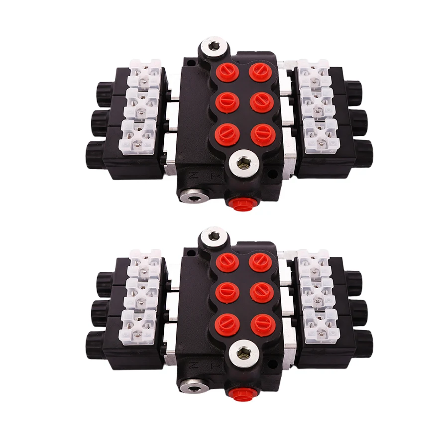 mini excavator hydraulic selector control valve solenoid 3 way spool valve distributors Z50 hydraulic valves
