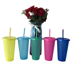 New Arrival New Design Eco Friendly Cold Coffee 24oz Plastic Cups