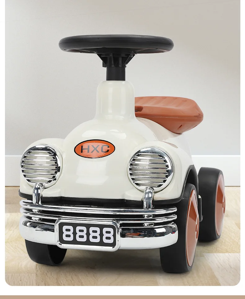 Multi Color Drive Latest Model Mucial Electric 4 Wheel Baby Swing Car Children Push Cars