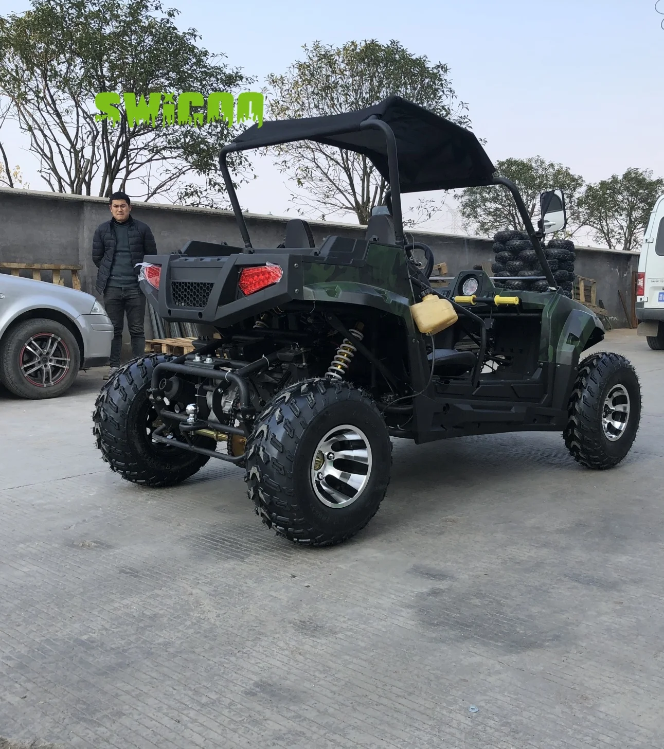 UTV 200cc 2 Seats Buggy Automatic Transmission with Reverse Utility Vehicle