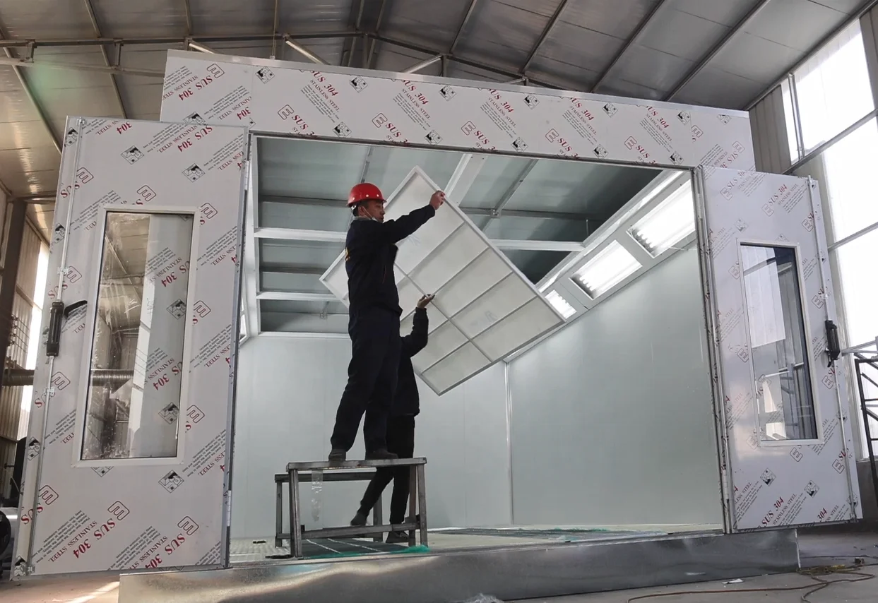 CE certified car spray booth/auto spray booth/auto paint oven booth