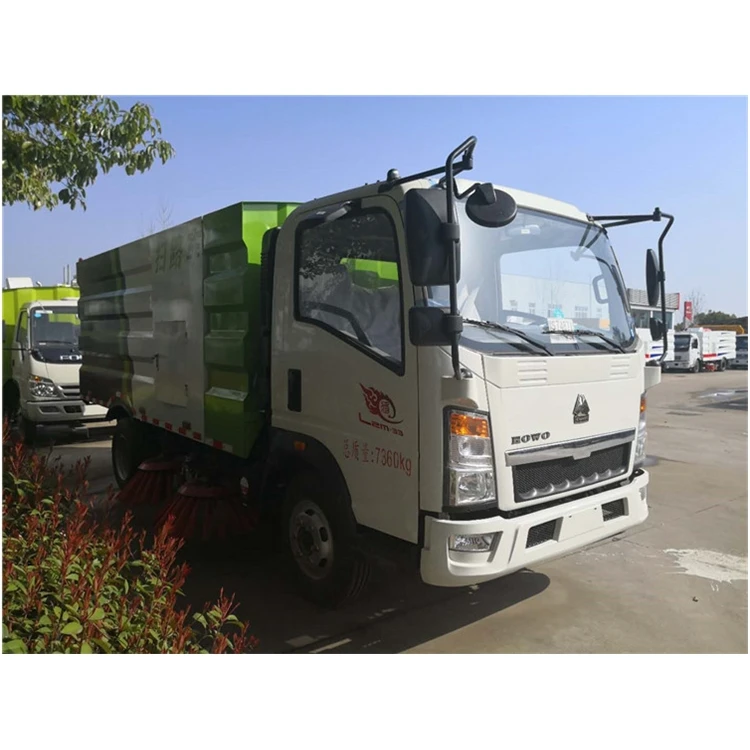 China Sinotruk Howo Homan road sweeper truck 6m3