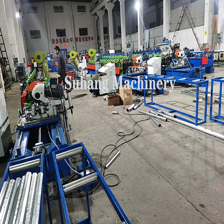 40 60 70 Roller Shutter Pipe Octagonal Tube Roll Forming Machine