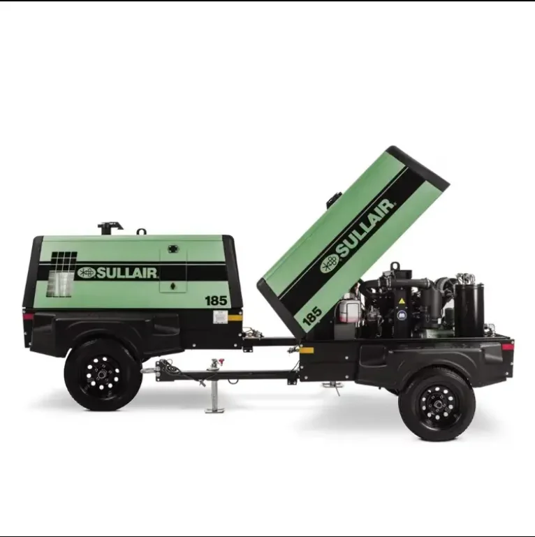 SULLAIR 550RH 660RH 600XH high pressure diesel portable screw compressor for Water well drilling rig