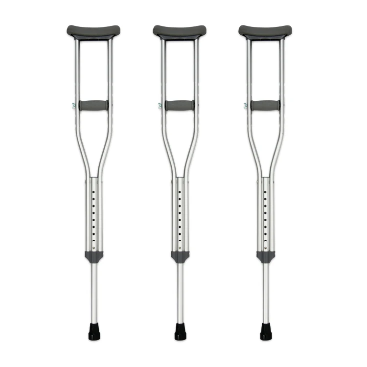 Medical Adjustable Aluminum Alloy  Walking Crutches