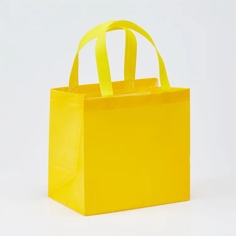 Custom wholesale high quality reusable pp restaurant spunbond handbag take out non woven takeaway nonwoven bags