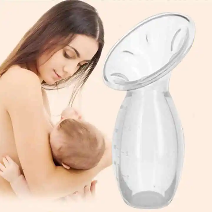 High Quality BPA-free Manual Pattern Lactation Women Silicone Breast Milk Collector For Baby Nursing