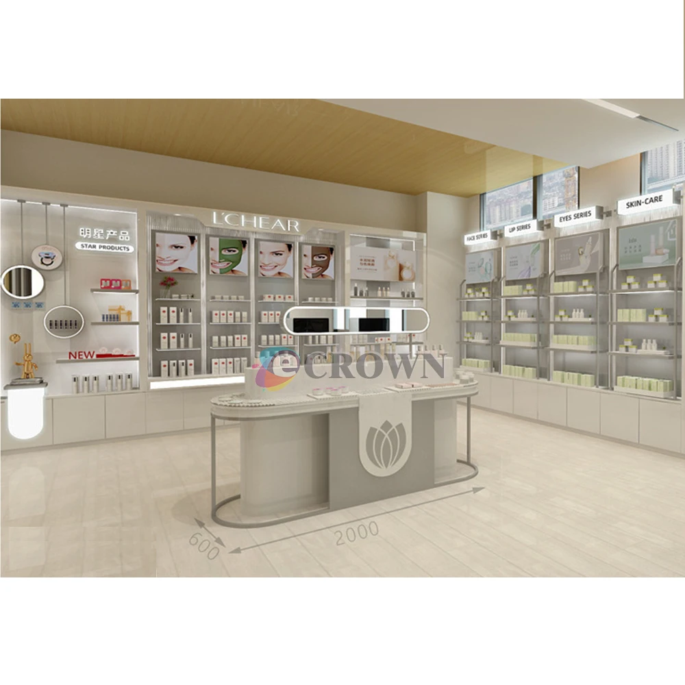 Case incense showcase retail store perfume case makeup shop paint cosmetic
