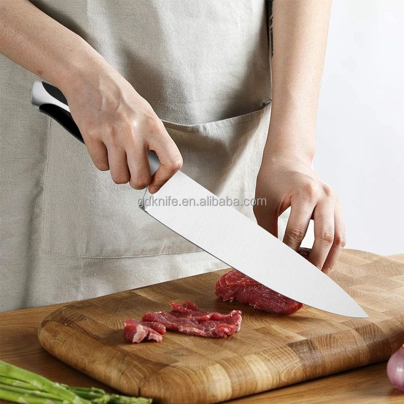 5 Pieces High Carbon Stainless Steel chef Kitchen Knife Set with Hollow Handle