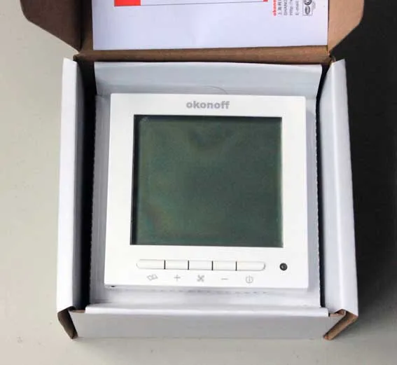 okonoff anti-condensation dew-point thermostat ceiling capillary radiation room thermostat with RS485 modbus
