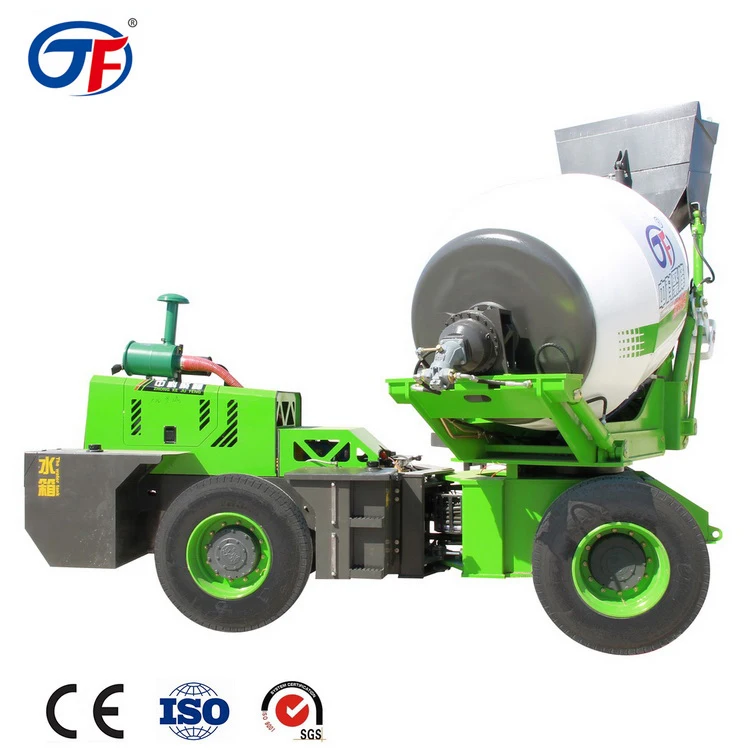 JF 3.5 M3 Self Loading Concrete Mixer Machine engineering truck for construction sites carmixer