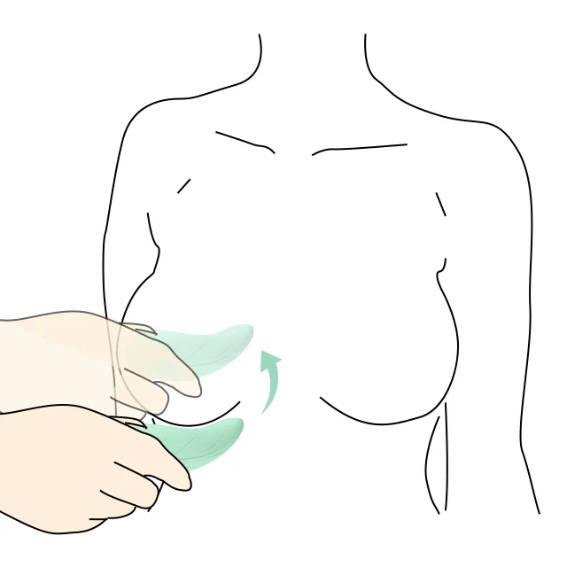YOUHA Factory Wholesale Portable Lactation Breast Massager For Breastfeeding Waterproof Soft BPA Free Silicone Rechargeable