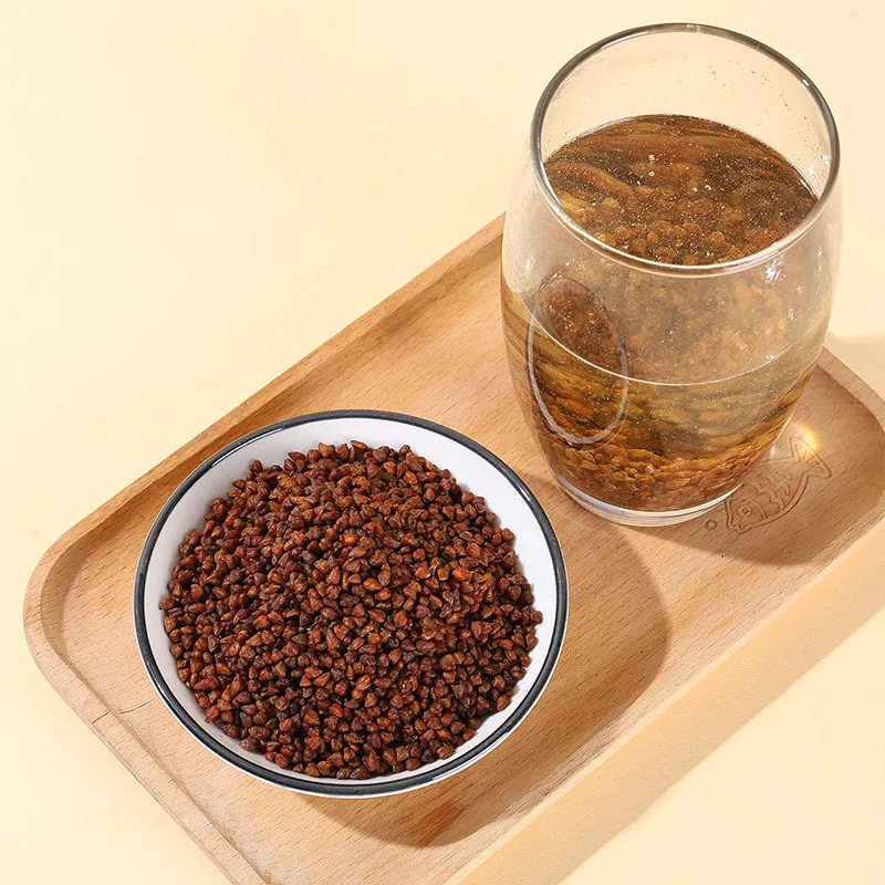Whole Grain Buckwheat Tea Organic Roasted Black Tartary Buckwheat Tea Granule Oem Packing Black Tartary Buckwheat
