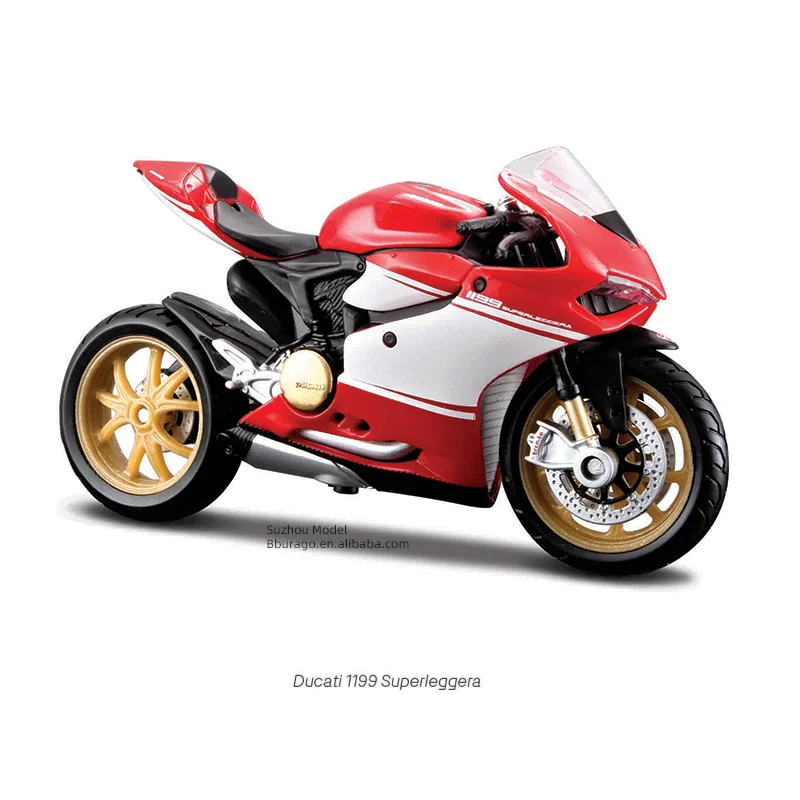 Maisto 1:18 Модель мотоцикла KAWASAKI H2R ZX-10R Ducati1199 YAMAHA MT10 CBR600RR 1000RRl модель игрушка