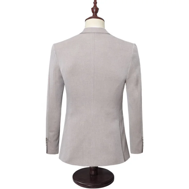 Custom European style formal mens suit three pieces set with high quality