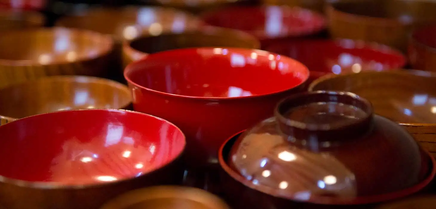 Crafts tableware natural wood grain beauty handmade laquerware bowl