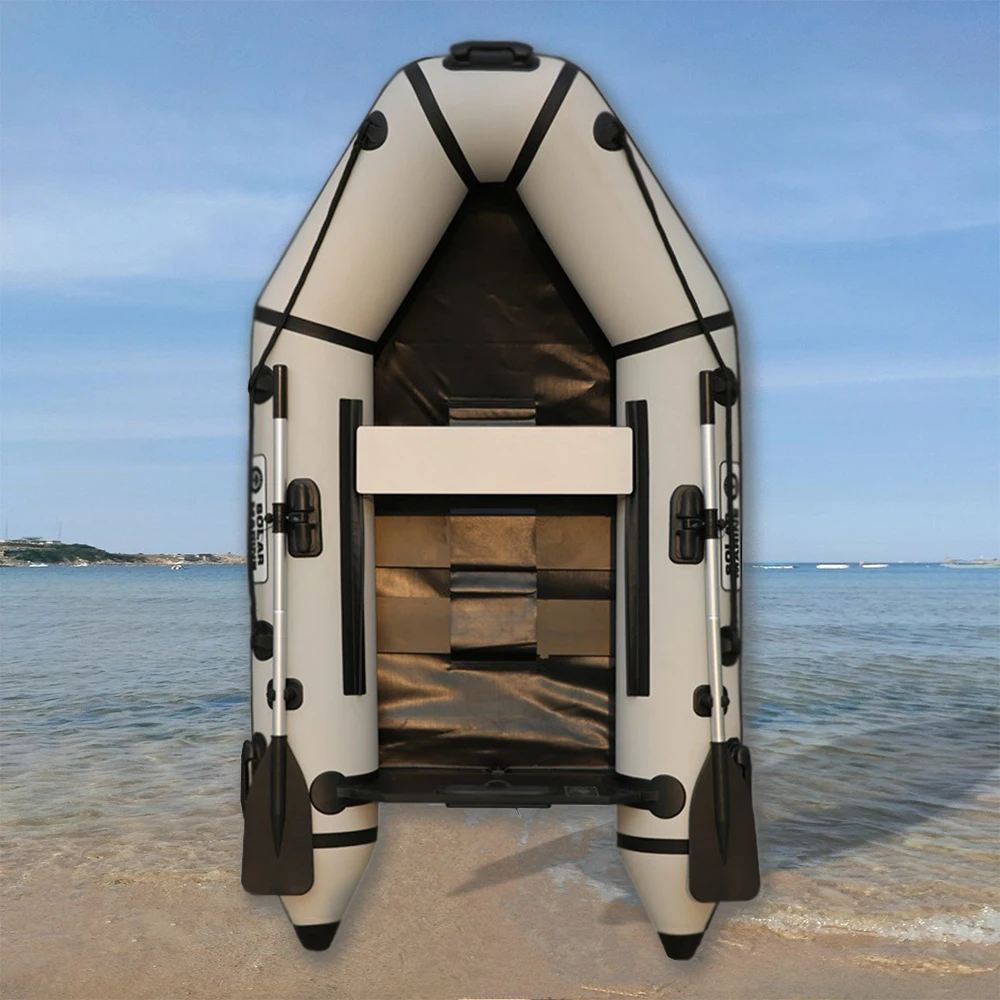MC230-1 Солнечная морская Коммерческая надувная лодка для рыбалки каяк 2 человека гребля каноэ с моторной доской водные игры ПВХ 0 9 мм