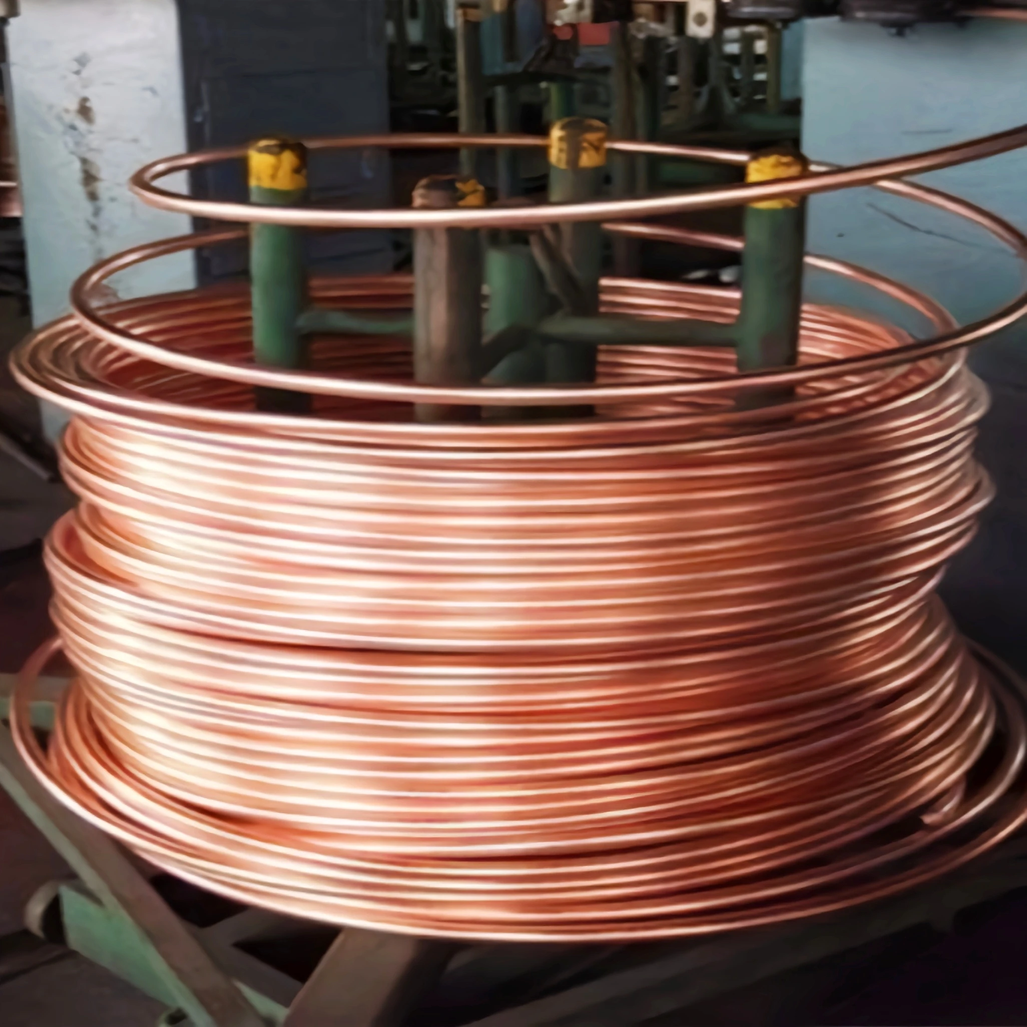 Copper Coil Pipes For Refrigeration 1/4' 3/8' 1/2' 3/4' Copper Coil Tubes