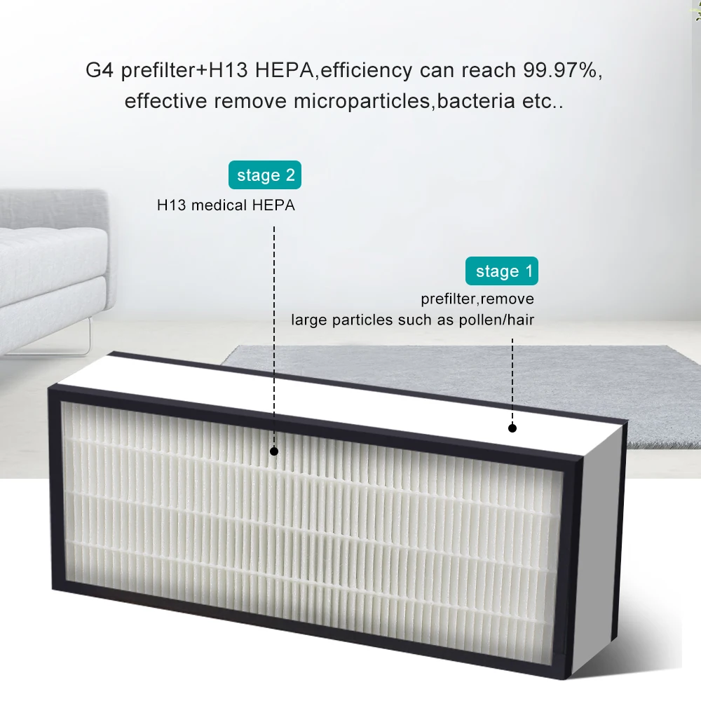 RUIWAN WVH025N Wall Mounted Type Fresh Air HVAC Ventilation System Unit With Heat Recovery