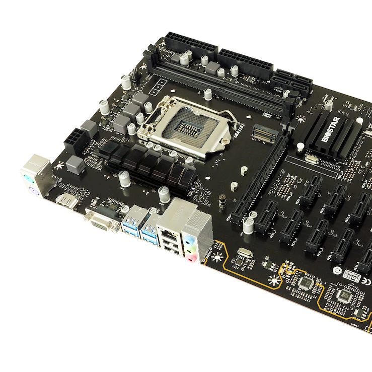 Горячая Распродажа материнская плата 12GPU TB360 PRO Ver. 6. Поддержка x 12 PCI-E 3 0 Слоты